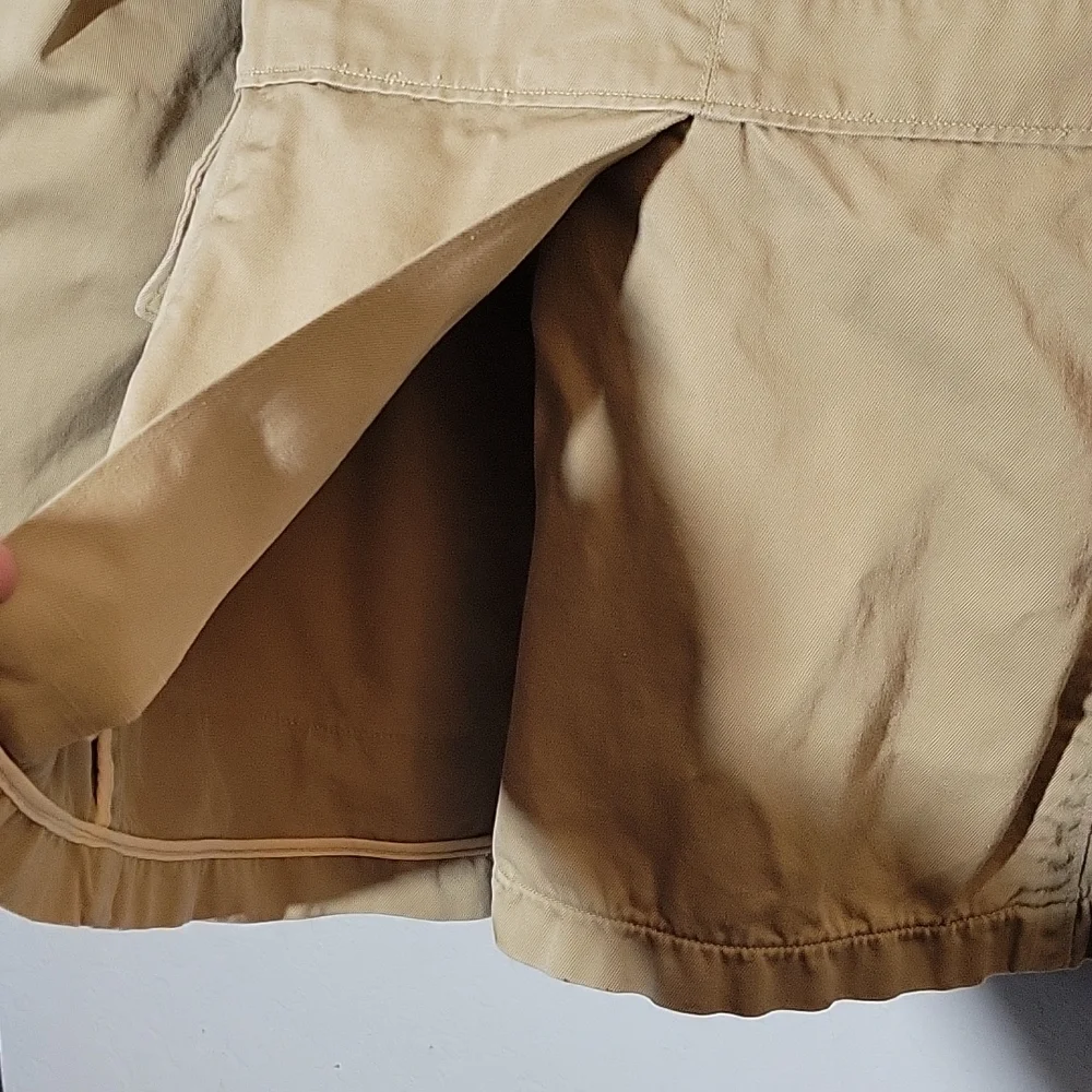 VINTAGE Military Jacket w Patch Cargo Pockets 38